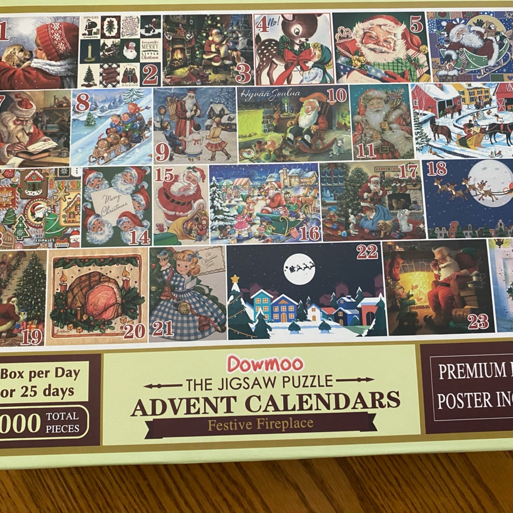 Christmas Advent Calendar Jigsaw Puzzle